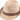 Who Ced - Beige Lafayette Braid Fedora Hat