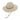 Jeanne Simmons - White 4" Flat Brim Hat
