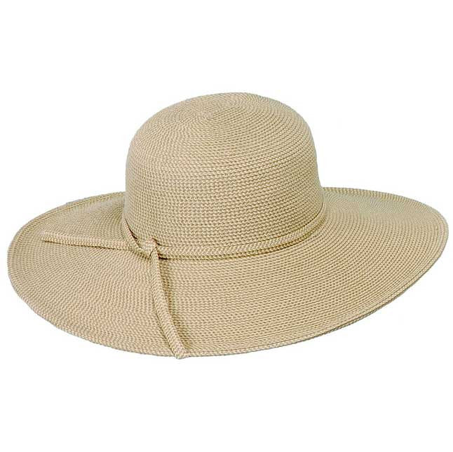 Jeanne Simmons - Tan Tweed 4" Brim Hat