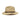 Austral Hats - Beige Wide Brim Panama Hat with Brown Band - Side