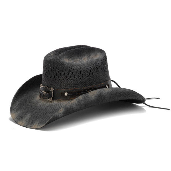 Stampede Hats | Black Longhorn Cowboy Hat | Hats Unlimited display picture 1