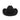 Stampede Hats - 100X Wool Felt Black Cowboy Hat with Silver Buckle - Back