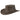 Conner - Leather Outback Hat - Brown