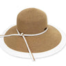 Sun 'N' Sand - White Adona Big Brim Sun Hat