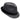 Kooringal - Arlo Unisex Snap-Brim Fedora Black - Opposite Side