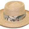 Kenny K - Raffia Gambler Hat with Tropical Band