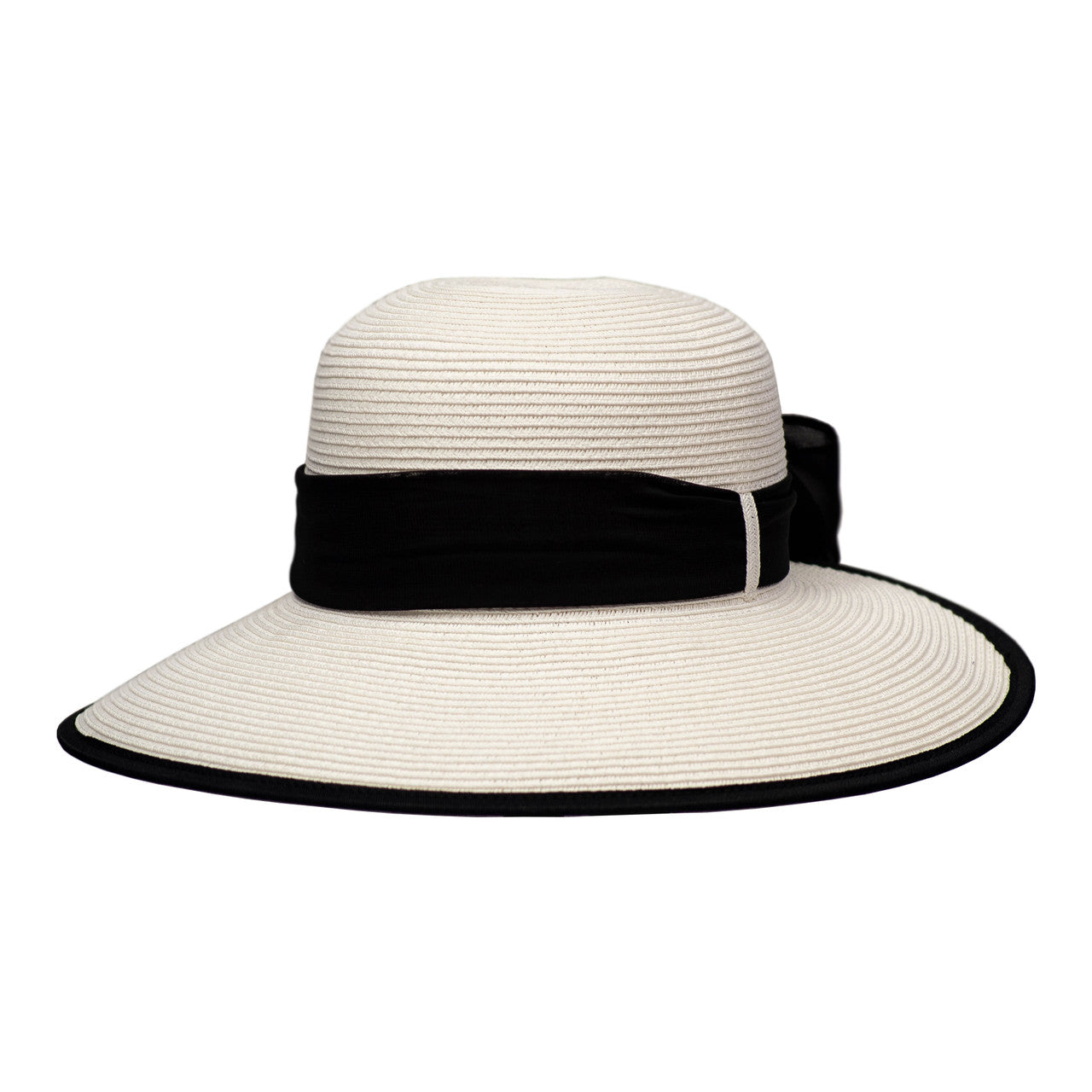 Saint Martin | Cut Brim with Bow Resort Hat | Hats Unlimited