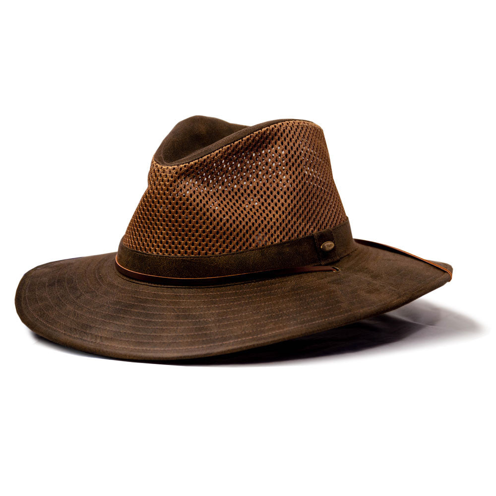 Saint Martin - Safari Breezer Hat Brown-Charcoal (Profile)