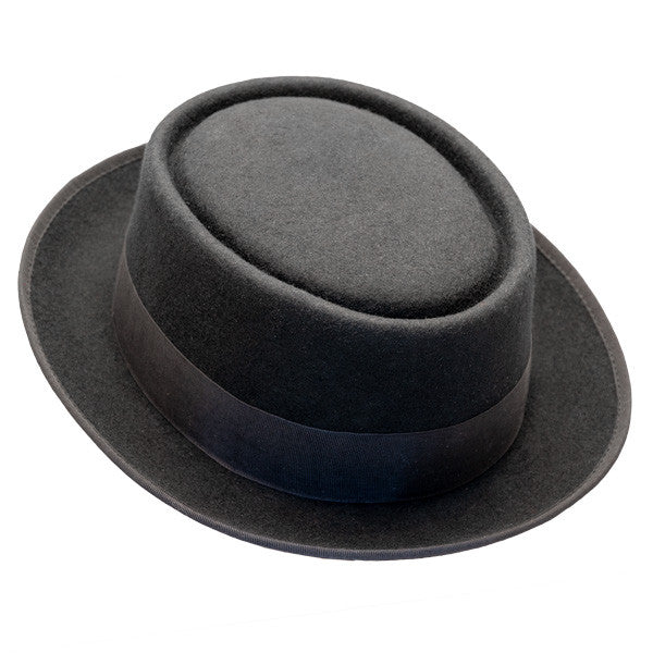 Scala - Jazz Porkpie Wool Felt Hat - Opposite Side