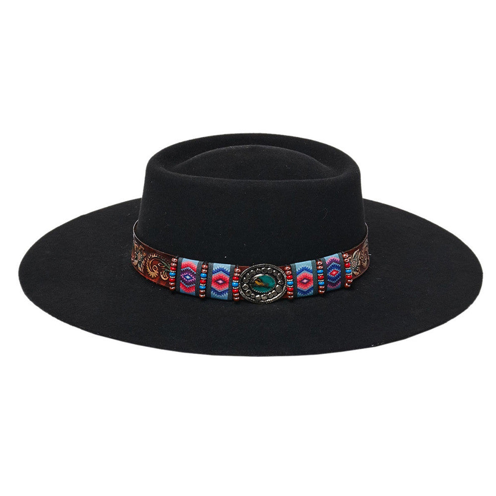 Stampede Hats - Midnight Bohemian Bolero Hat - Side