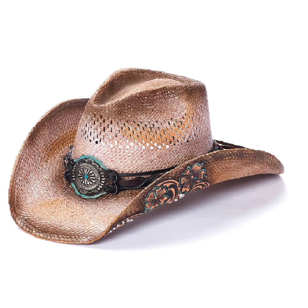 Look Sharp: Stampede Hats 'Bullets' Genuine Panama Straw Cowboy Hat (NWT)
