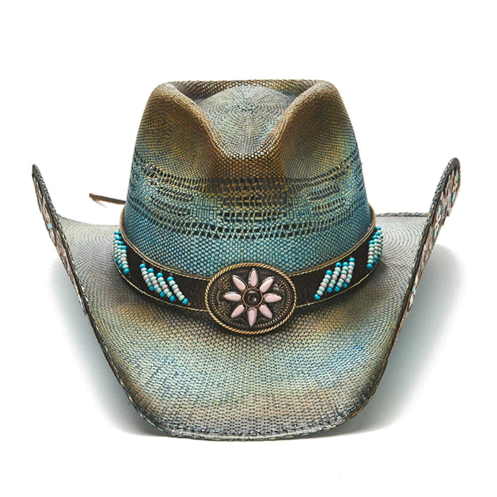 Stampede-Hats-Turquoise-Fox-CA-1928D-Front