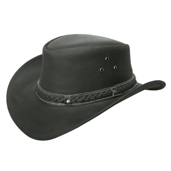 Conner - Down Under Leather Outback Hat