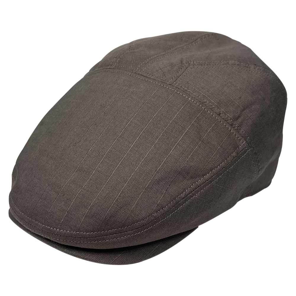 Cap St. Martin Saint Martin | Linen Pinstripe Driver Cap | Hats Unlimited