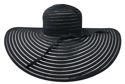 Jeanne Simmons - Large Brim Horsehair Fancy Hat