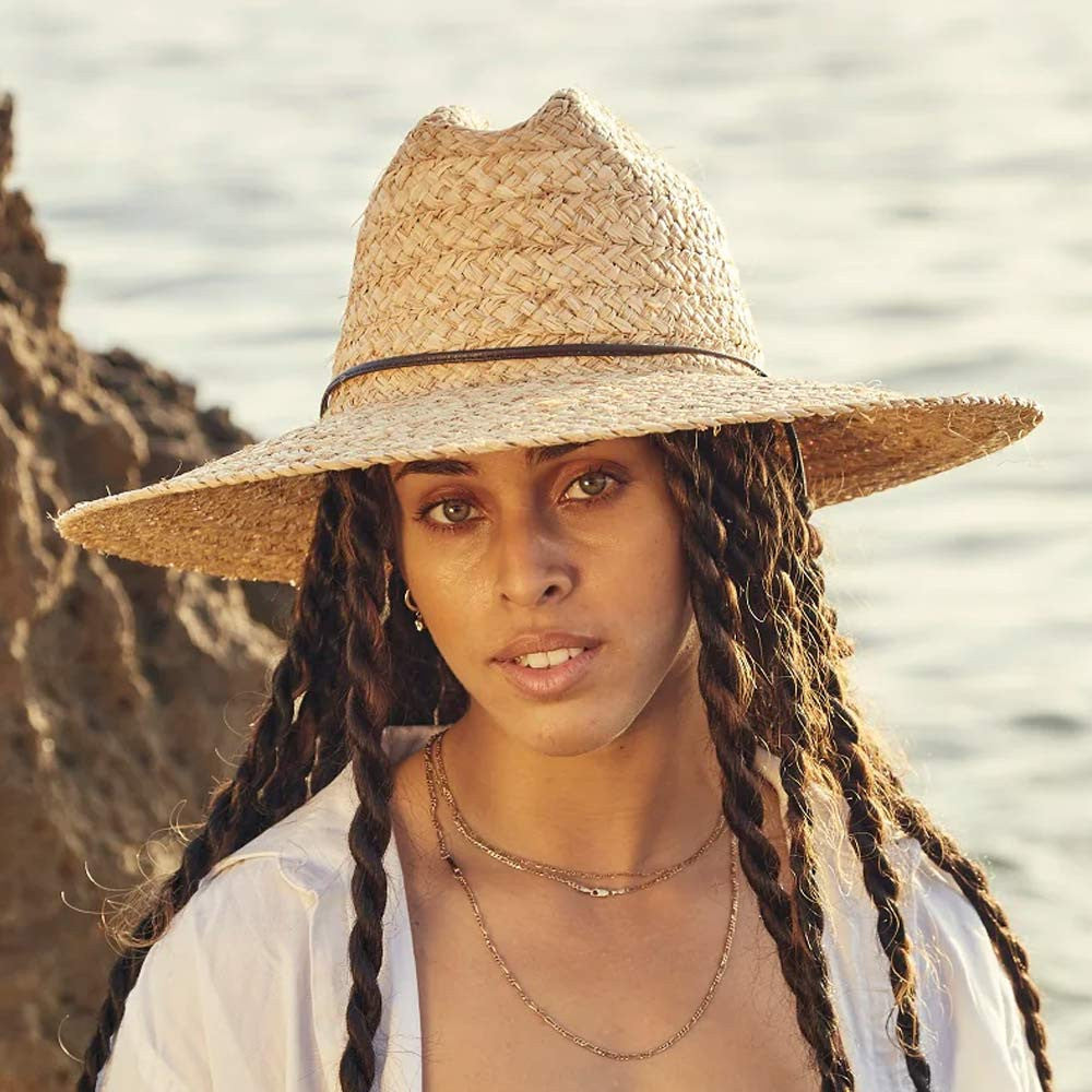 Dorfman Pacific Raffia Lifeguard Hat Scala Raffia Lifeguard Hat