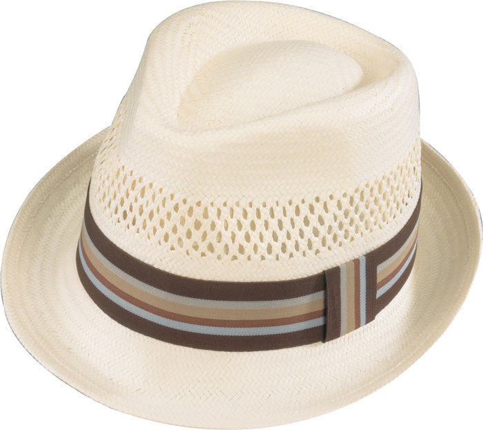 Henschel - Natural Straw Fedora Hat