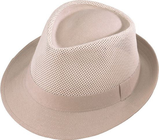 Henschel Hat Co. - Mesh Natural Fedora Hat