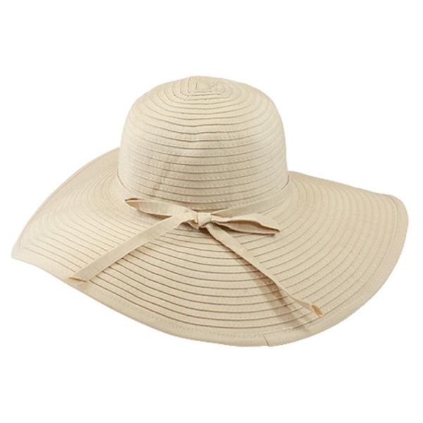 California Hat Company - 5" Wide Brim Ribbon Hat