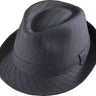 Henschel - Pinstripe Stingy Brim Fedora Hat