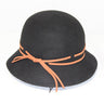 Jeanne Simmons - Wool Felt Roll Up Cloche Hat