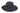 Jeanne Simmons - Black Wool Felt Upturn Hat