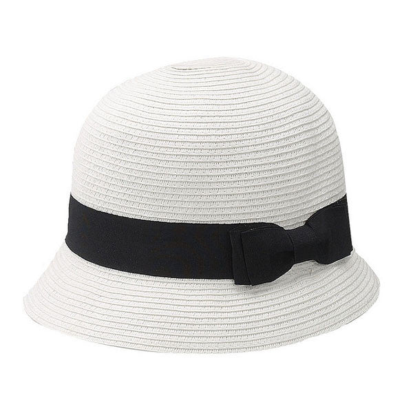 Jeanne Simmons - Tweed Cloche Hat White