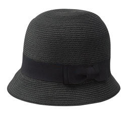 Jeanne Simmons - Tweed Cloche Hat Black
