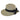 Jeanne Simmons - Asymmetrical Sun Hat Black Tweed