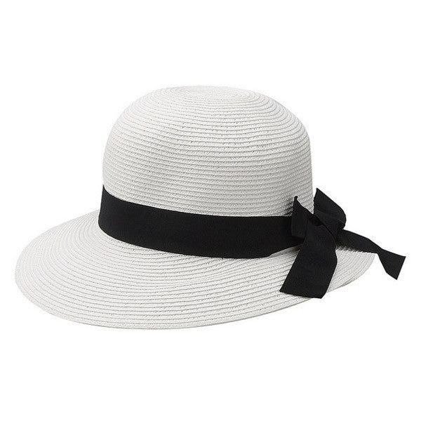 Jeanne Simmons - Asymmetrical Sun Hat White