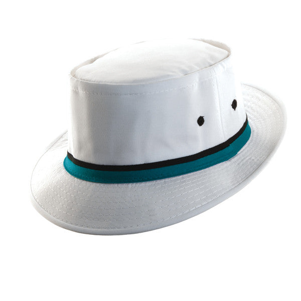 Dorfman Pacific - Roll Up Bucket Hat - White Brim Down