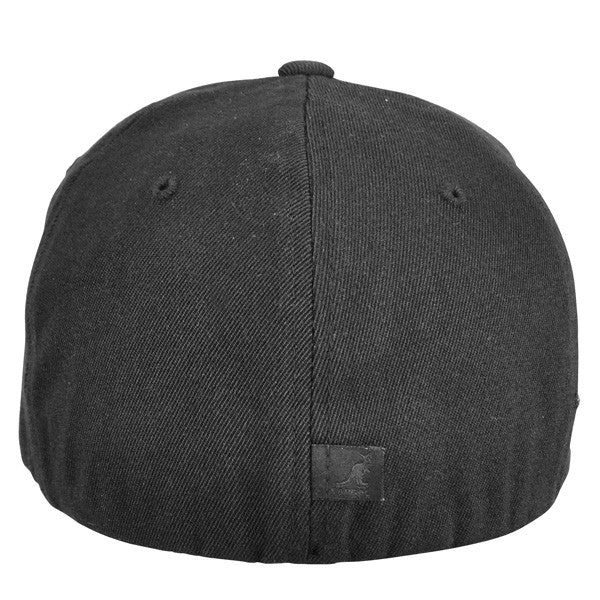 Kangol - Black Wool Flexfit Baseball Hat Back