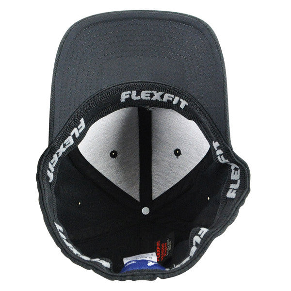 Kangol -Black Wool Flexfit Baseball Hat Under