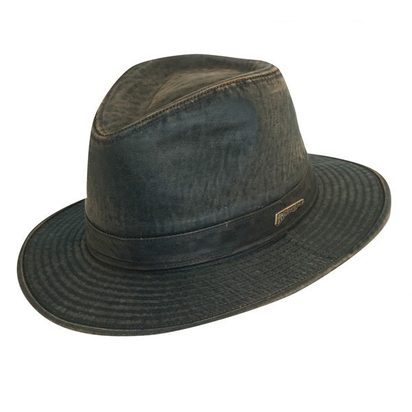 Dorfman Pacific - Indiana Jones Weathered Cotton Fedora Hat