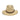 Austral Hats - Beige Wide Brim Panama Hat with Brown Band - Front