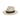 Austral Hats - White Panama Hat with Tri-Tone Stripe - Front Angle