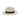 Austral Hats - White Panama Hat with Tri-Tone Stripe - Side