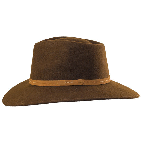 Bigalli - Australian Wool Felt Wide Brim Hat - Side