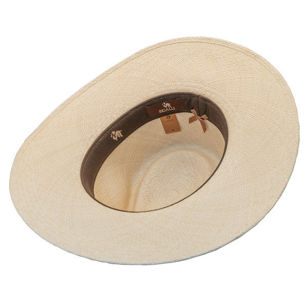 Bigalli - Australian Outback Panama Hat - Bottom, Inside
