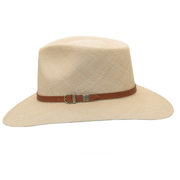 Bigalli - Australian Outback Panama Hat - Side