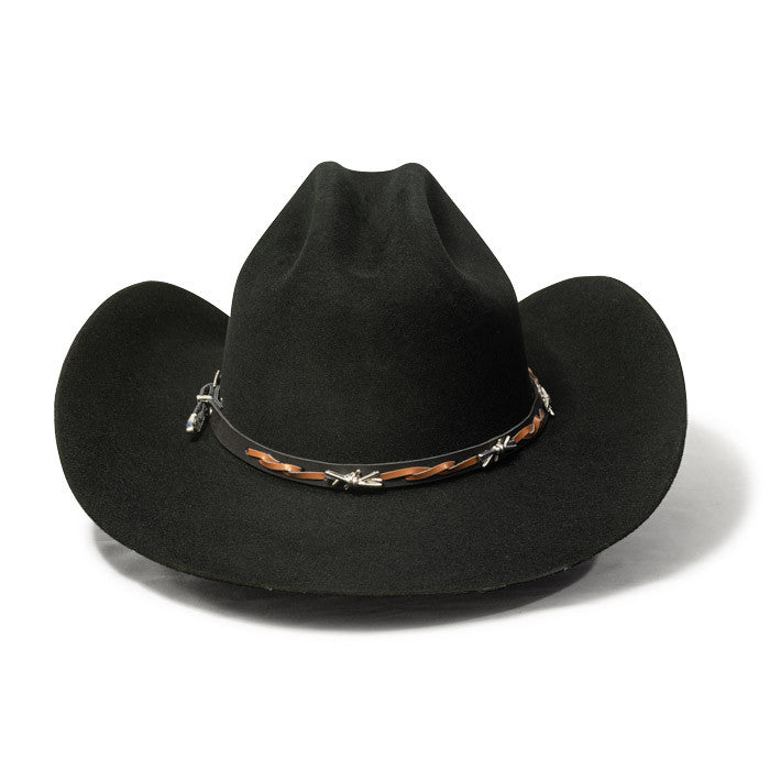 Bullhide Hats by Montecarlo - "Buckaroo" Barbed Wire 6X Wool Felt Cowboy Hat (Back)
