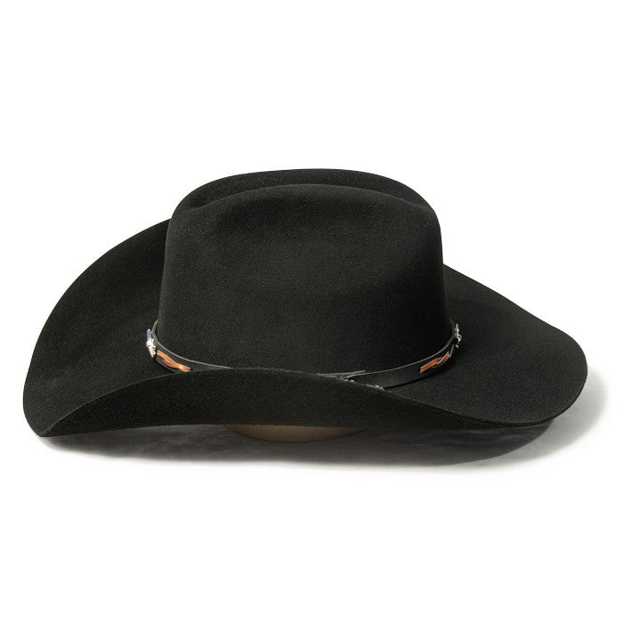 Bullhide Hats by Montecarlo - "Buckaroo" Barbed Wire 6X Wool Felt Cowboy Hat (Side)