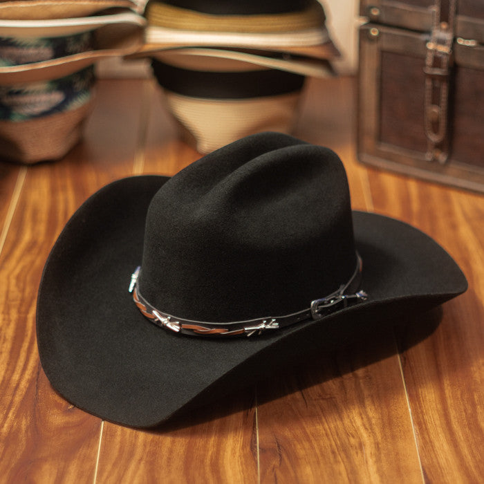 Bullhide Hats by Montecarlo - "Buckaroo" Barbed Wire 6X Wool Felt Cowboy Hat (Stock Image 1)