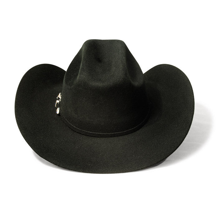 Bullhide Hats by Montecarlo - 8X "Legacy" Wool Felt Black Cowboy Hat (Back)
