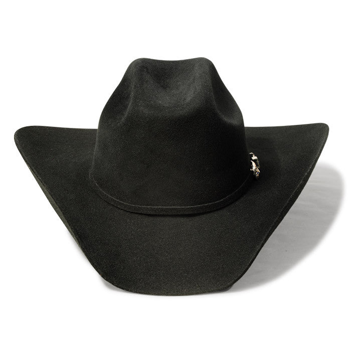 Bullhide Hats by Montecarlo - 8X "Legacy" Wool Felt Black Cowboy Hat (Front)