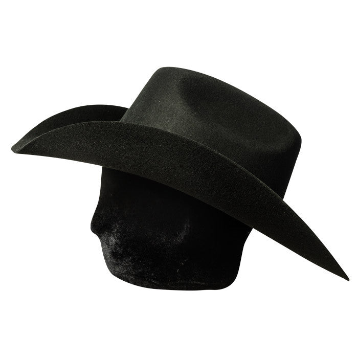 Bullhide Hats by Montecarlo - 8X "Legacy" Wool Felt Black Cowboy Hat (Mannequin Stock Image 2)