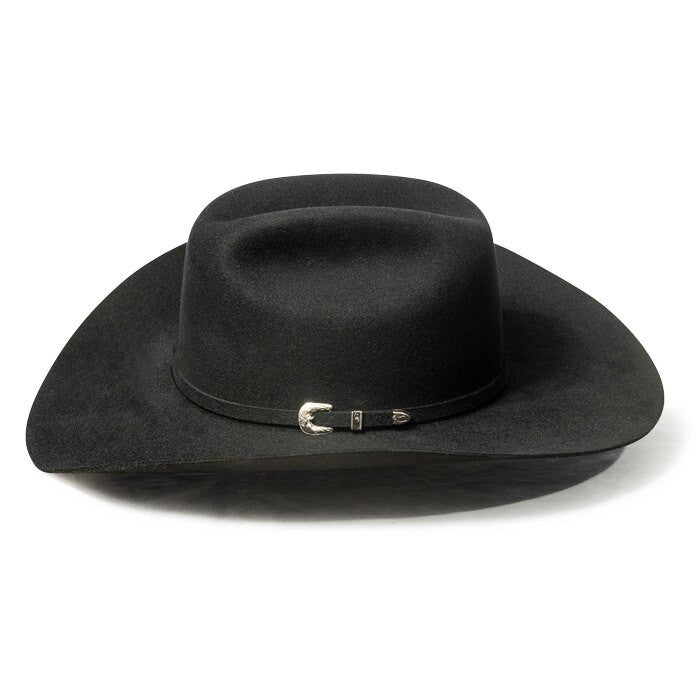 Bullhide Hats by Montecarlo - 10X "True" Beaver Felt Black Cowboy Hat (Side)
