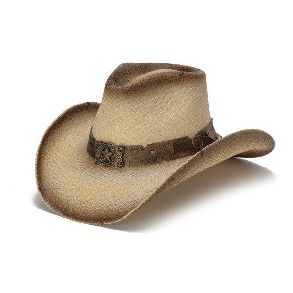 Stampede Hats - Antique Lone Star Distressed Cowboy Hat - Front Angle