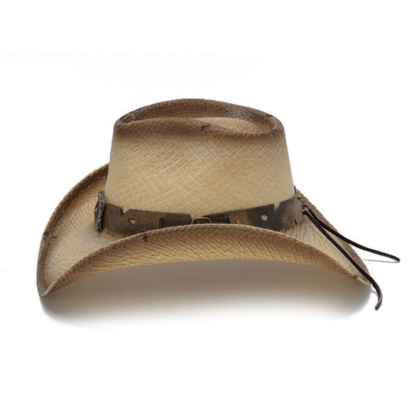Stampede Hats - Antique Lone Star Distressed Cowboy Hat - Side