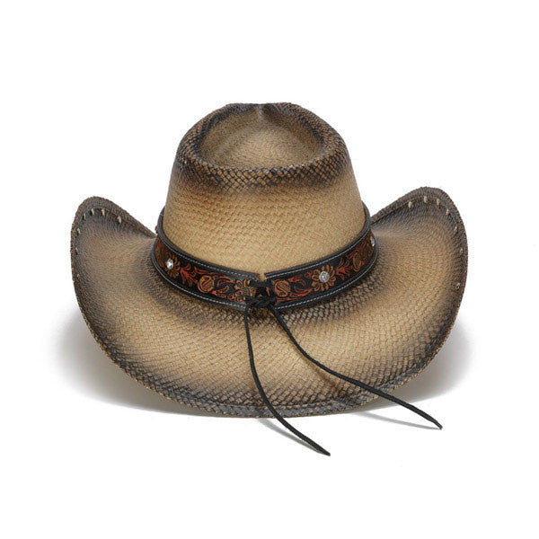 Stampede Hats - Heart Rhinestone Cowboy Hat - Back